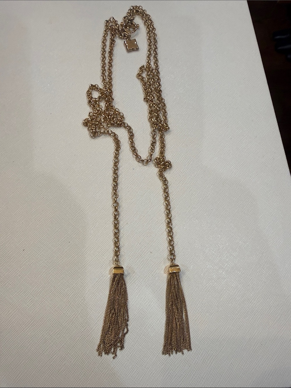 Gold Tassel Long Necklace - Women Jewelry